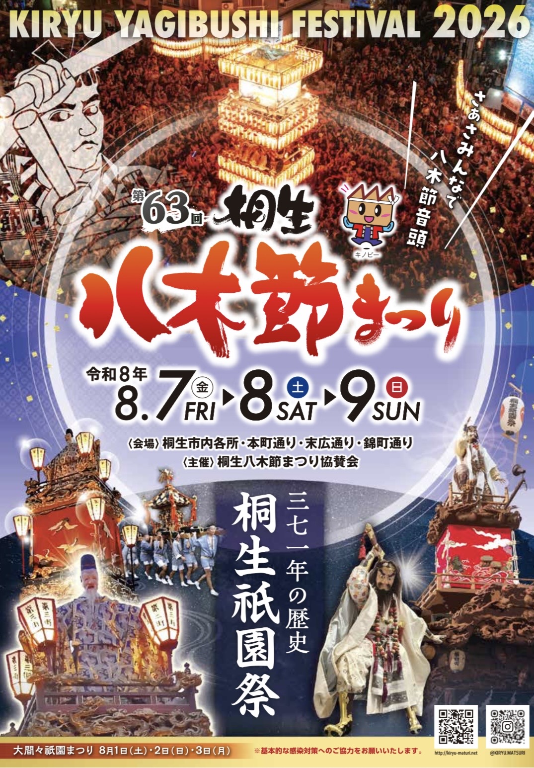 第63回 桐生八木節祭り
